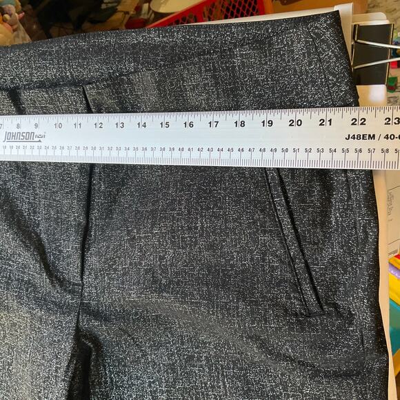 Lane Bryant Women Formal Straight Leg Pants size 24, Shinning Black - Picture 3 of 13